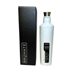 NEW BRUMATE LIQUOR ALCOHOL CANTEEN  FIFTH 25 OZ | ICE WHITE FLASK
